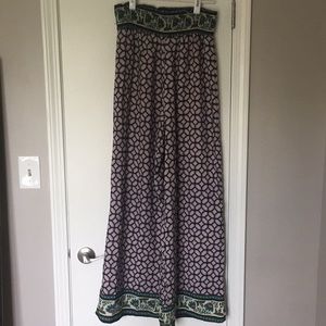 Comfy wide leg high waist pants